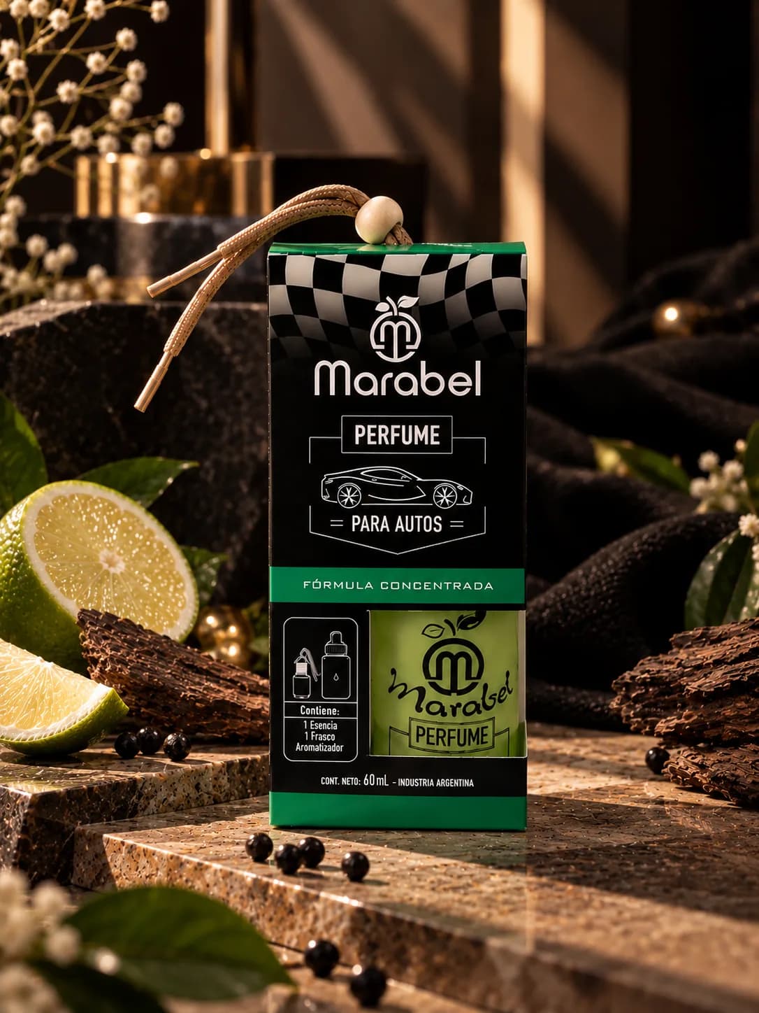 Perfume Para Auto Etiqueta Negra